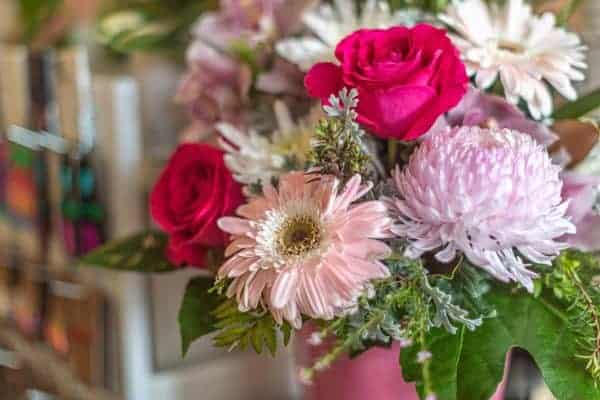 Pink Flower Arrangement - Image 2