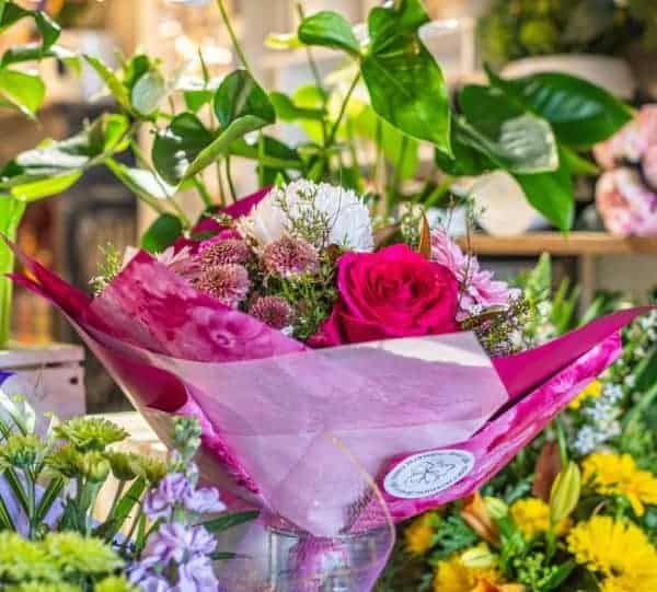 Pink Posy of Flowers - Image 2