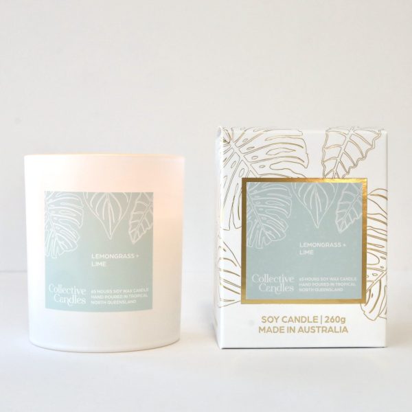Lemongrass and Lime Soy Candle - Image 3