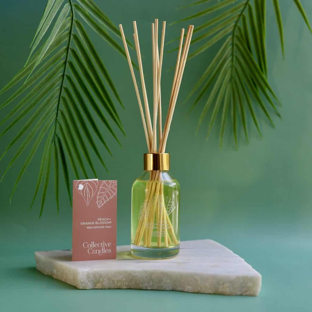 Peach Orange Blossom Reed Stick Diffuser - Simply Blooming