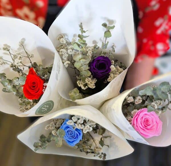 Forever Rose Wrapped with Botanicals