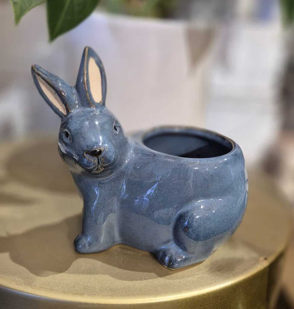 Large Pink Bunny Planter main image 1