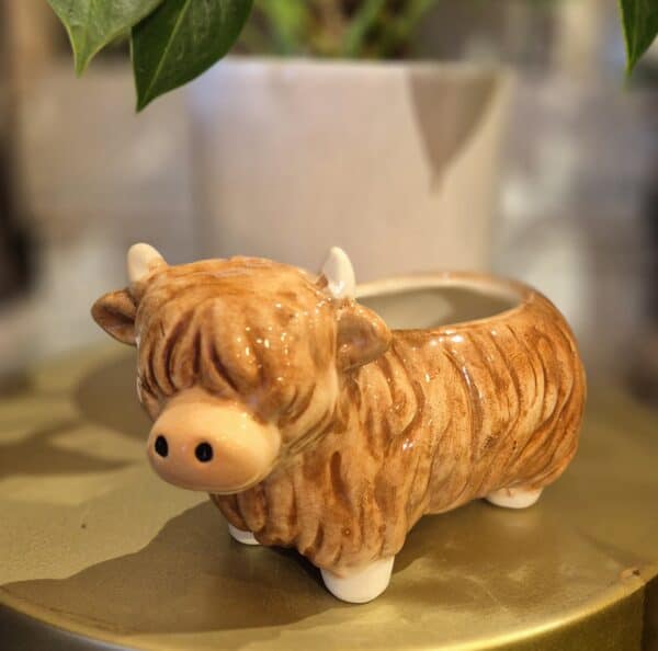 Highland Cow Planter - Image 2