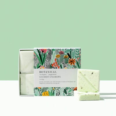 1. shower steamers eucalytus and pepermint