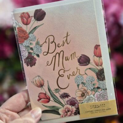 Beautiful floral greeting card for Mother's Day or special occasions.