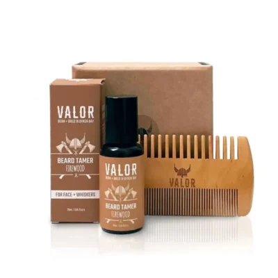 Valor Beard Tamer Firewood, natural beard grooming product for a healthy, well-maintained beard.