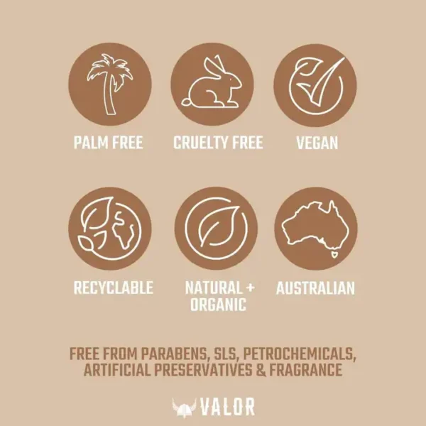 Sustainable skincare icons highlighting eco-friendly, vegan, and natural ingredients, emphasizing cruelty-free and recyclable packaging for environmen.