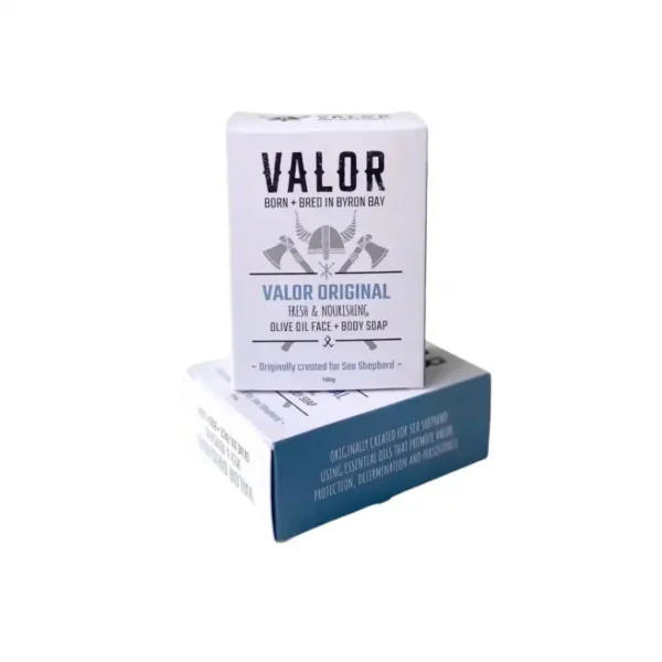 Valor Original olive oil soap designed for nourishing face and body skincare, crafted in Byron Bay.