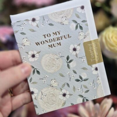 Mother's Day card featuring floral design and heartfelt message.